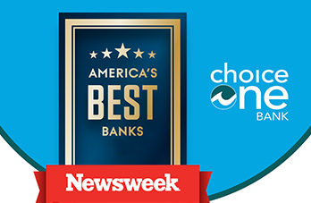 Newsweek Again Selects ChoiceOne Bank As Best Small Bank In Michigan